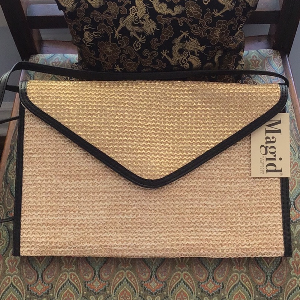 Straw Clutch by Magid NWT